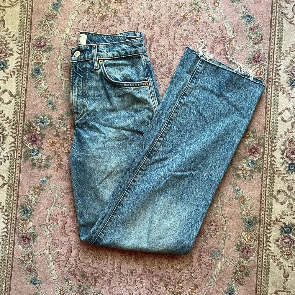 Reformation jeans | Val 90s Md Rise Straight Jeans